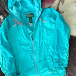 L.L. Bean Kids Turquoise Raincoat